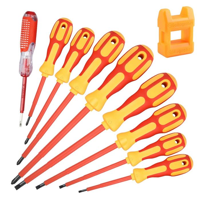 9%20Piece%201000V%20Insulated%20Electrician%20Screwdrivers%20Set%20with%20Magnetic%20Tips%20and%201%20Test%20Pen%20Electrical%20Screwdriver%20Set%20-%20Image%202
