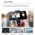 Q18 Desktop Selfie Stick Tripod with Fill Light Lamp Smart Tracking Tripod Gimbal Stabilizer 14 13 12 HUAWEI Samsung. 