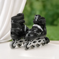 Inline Roller Skating Shoes - Size (39-42) - Black - Sports Alpha. 
