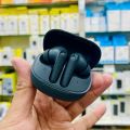 QCY HT15 ANC Earbuds 45dB Active Noise Cancellation, 6mic Ai-based ENC for Call, Premium Leather Texture Design, 10mm Woolen-paper Bio-diagram Driver for best Sound quality Wireless TWS Earbuds.