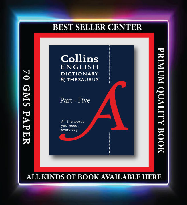 Collins English Dictionary and Thesaurus ( Part - Five ) | Daraz.com.bd