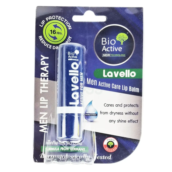 Bio Active Lavello Lip Therapy Men Active Care Lip Balm