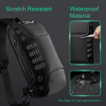 OZUKO USB Charging Anti-theft Waterproof Crossbody Multifunctional Chest Bag for Men & Women. 