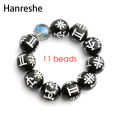 【Sooledead】Black Kimoyo Beads Wakanda T'Challa Cosplay Movie Panther Black Fashion Jewelry Bracelet.