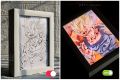 Anime Light Box | Anime inspired light frame | Anime inspired LED light frame | Anime gifts| Goku | Vegeta | Naruto| Anime| Frames| Lightbox.