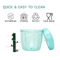 Manual Hand Pull Vegetable Chopper – Food Cutter, Onion & Garlic Slicer, Mini Food Processor. 