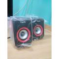 Havit HV-SK599 2.0 USB Channel PC Speakers (Black/Red). 