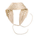 New Crochet Hair Band Women French Headscarf Knitting Headbands Wide Elastic Hairbands Fashion Hair Accessories Yao Store.