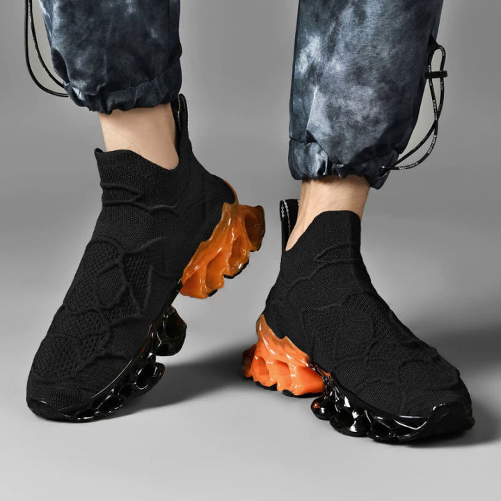 Men Sneakers Mens High End Trainers Men's Low Top Trainers Zipper