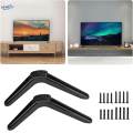 TV Stand Tabletop Pedestal Feet for 32 to 55 inch Universal Replace Accessories Mount Legs.