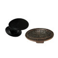 Bridge Premium Mochi Knob Black Modern Cabinet Drawer Knob Handle. 