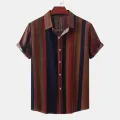 Men Shirt Lightweight Breathable Summer Male Shirt. 