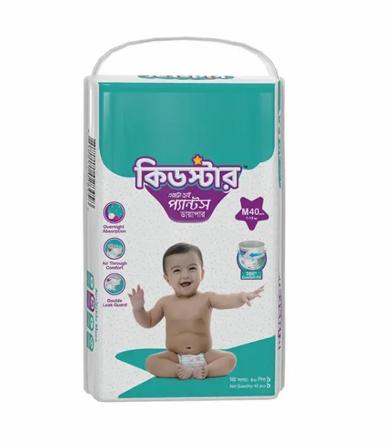 Kidstar%20Ultra%20Soft%20Baby%20Pant%20Diaper%20Medium%20(M)%2040pcs%20Pack%20(6-11%20Kg)%20for%20Kids%20Dryness,%20Safety%20and%20Comfortable%20Pampers%20-%20Image%203