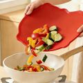 Multi-Purpose Non-Slip Anti-Mildew Cutting Board Double-Sided Thickened Chopping Board Soft Hangable Fruit Cutting Board Restaurant.