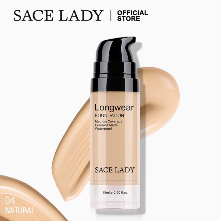 SACE%20LADY%20Matte%20Liquid%20Foundation%20Waterproof%20Long-wear%20Poreless%20Finish%20Face%20Makeup%20-%20Image%209