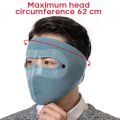 【Xiaofeng】Homel Dustproof Warmth Masks Full Face Mask With Shield Ski Cycling Thick Solid Color Face Cover Winter Breathable Windproof Mask. 