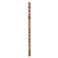 Combo of Scal G-12.5 Bamboo Flute and Flute Bag - Wooden.