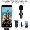 K9 Wireless Lavalier Type-C Single Microphone Upgraded Plug-Play Auto-Syncs Mic For Vlogs Interview Youtubers (NO APP or Bluetooth Needed).