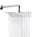 6/6 Inche SS Shower Set With 12 Inches SS Pipe (Full Set) / Rain Shower Complete Set. 