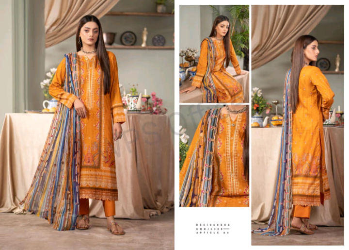 COTTON LAWN SALWAR KAMEEZ (Un-stiched 3 PCS ) FOR WOMEN