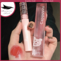 【The Edge of Beauty】New KH One-Piece Bubble Bear Lip Lacquer Water Light Gla Full Eay To Fade And White Girl Pink Liptick. 