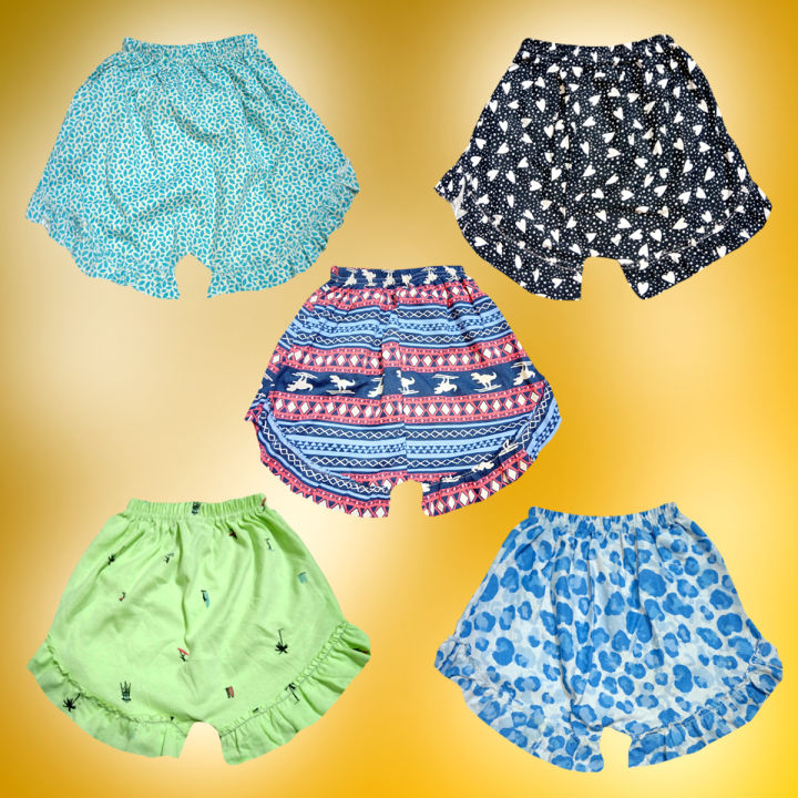 Pieces set Kids girls Half Pant By Any Color, baby pant, baby