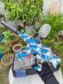 VikriDA Gel Ball Blaster Gun & Foam Blaster Toy for Outdoor Activities Shooting Time with Gel Ball | Original Airsoft Gun Automatic | Blue.