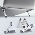 muchly Keyboard stand-2PCS,Portable Invisible Laptop Stand for with 3 Adjustable Angles for Desk,Mini Aluminum Cooling Pad,with MacBook Pro/Air, Lenovo, Surface (Silver). 