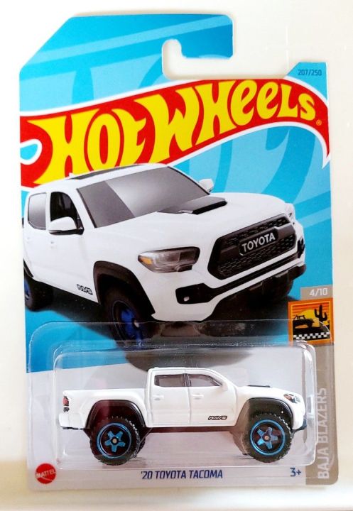 Hot Wheels '20 Toyota Tacoma Blue; Scale - 1:64
