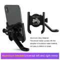 High Quality Metal bike Motorcycle Mobile Phone Bracket Mountain Bike Aluminum Alloy Mobile Phone Holder.