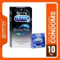 Durex Extra Time Condom - 10Pcs Pack(Made In India). 