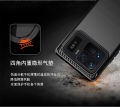 lthmy for Xiaomi 11 Ultra Case Carbon Fiber TPU Soft Silicone Back Cover Armor Phone Case Casing.