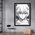 N-Neon G-Genesis E-Evangelion Anime Poster Anime Posters Sticky Vintage Room Home Bar Cafe Decor Kawaii Room Decor. 