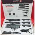 6 PcsKnife Set Non-Stick Coating Stainless Steel. 