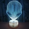 Alien 3D Illusion Lamp Acrylic Night Light with Touch Remote Hologram Table Lamp 7 Colors Changing Room Decor Birthday Gifts. 