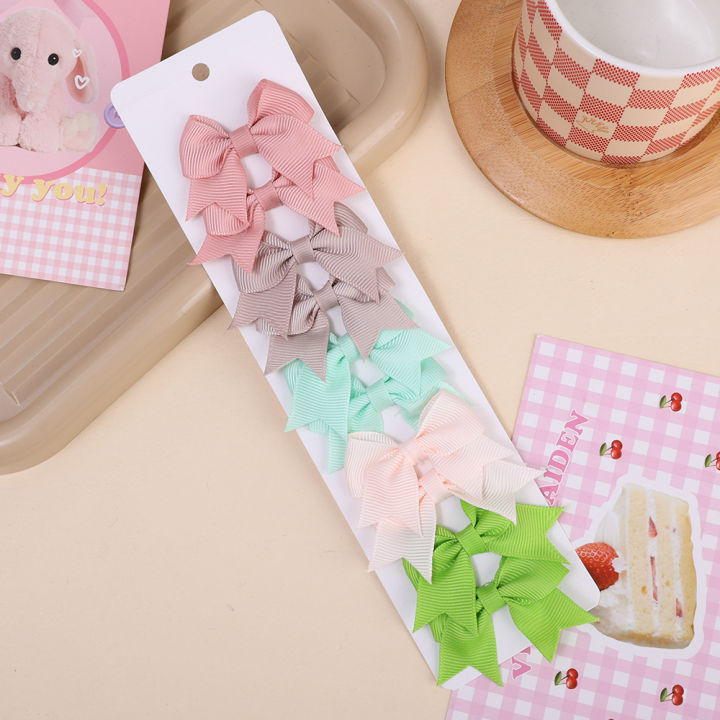 10Pcs/Set%20Ribbon%20Bowknot%20Hair%20Clips%20For%20Girls%20Handmade%20Cute%20Bows%20Hairpin%20Barrettes%20Headwear%20Kids%20Hair%20Accessories%20-%20Image%209