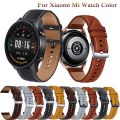22mm Leather Strap Watchband Wristband For Xiaomi MI Watch Color Wriststrap Quick Releas Bracelet For Amazfit GTR 2e / GTR 47mm. 