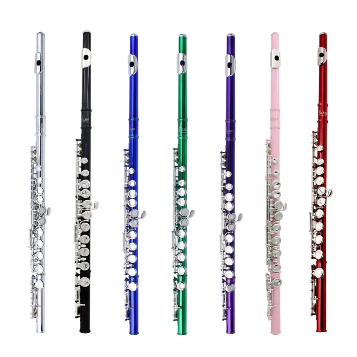 Western%20Concert%20Flute%20Cupronickel%20Plated%20Silver%2016%20Holes%20C%20Key%20Woodwind%20Instrument%20-%20silver%20-%20Image%205