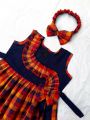 Grameen check comfortable Baby Dress 1 to 10 years. 