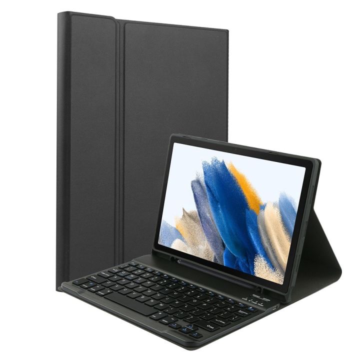 Portable%20Detachable%20Tablet%20Protective%20Case%20with%20BT%20Keyboard%20Pen%20Slot%20Compatible%20with%20Samsung%20Tab%20S6%20Lite%2010.4/P610/P615%20Green-green1%20-%20Image%209