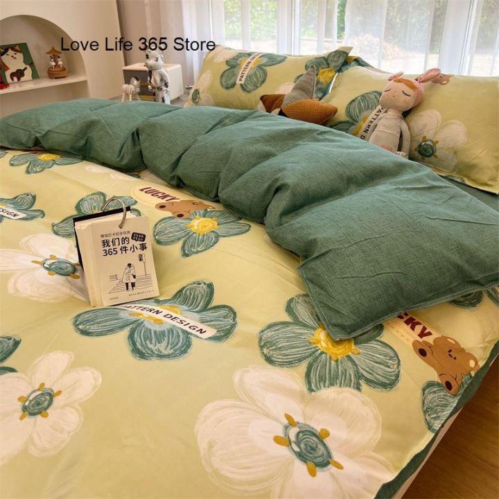 Ins%20Style%20Fashion%20Butterfly%20Bedding%20Set%20For%20Girls%20Boys%20Double%20Size%20Flat%20Sheet%20Duvet%20Cover%20Pillowcase%20Bed%20Linen%20Home%20Textile%20-%20Image%205