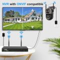 4K 8MP Wifi Camera Dual Lens Dual Screen Security Protection 4MP HD PTZ Camera Human Detection Video CCTV Camera P2P iCsee.