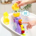 New Kids Shower Bath Toy Cute Yellow Duck Waterwheel Toys Baby Faucet Bathing Water Spray Tool Dabbling Toy Gifts Bath Toy. 