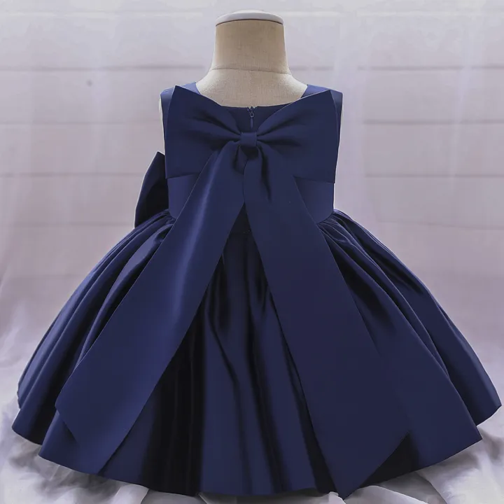 DSstyles%20Flower%20Girl%20Bow%20Tutu%20Dress%20Kids%20Baby%20Girl%20Princess%20Dress%20Bow%20Dresses%20Summer%20Wedding%20Party%20Pageant%20Gown%20-%20Image%2010