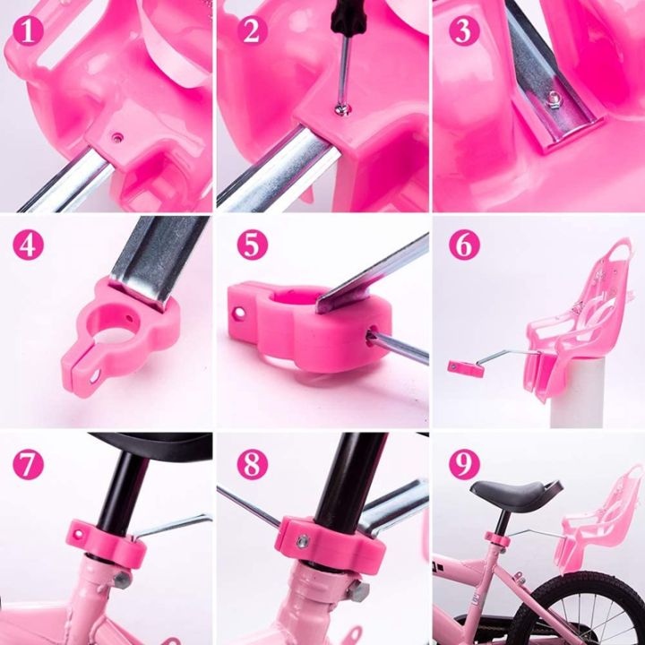 Universal%20Doll%20Bike%20Seat%20with%20Stickers%20DIY%20Decal%20Girls%20Kids%20Bike%20Accessories,Pink%20-%20Image%202
