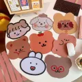 Mini Cute Mouse Pad Ins Korean Lovely Cartoon Bear Bunny Pattern Mouse Pad Creative Kawaii Office/student Desk Accessories. 