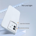 Tokifu For IQOO Neo 6 Casing The New Liquid Silicone Angel Eyes Phone Case Full Anti-fall Shockproof Back Cover.