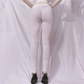 Transparent Leggings Pantyhose High Elastic Sheer Thin Skinny Thin Yoga Pants Trousers Tights Clothing For Women.
