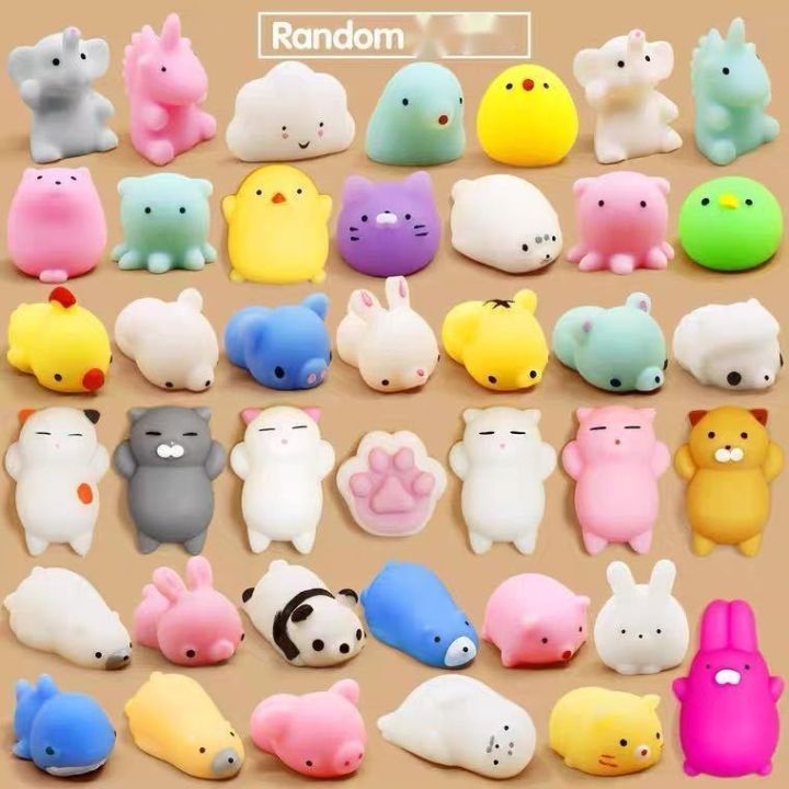 Wholesale Cute Mini Animal Squishies Kawaii Mochi Squeeze Toys