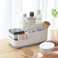 Plastic desktop storage box, cosmetics arrangement, storage box, creative compartment household items, space-saving K204. 